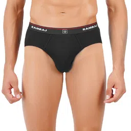 Ramraj Pack Of 4 Outer Elastic Mid Rise Basic BriefsSURYA_OE_WT2BK2_4P image 2