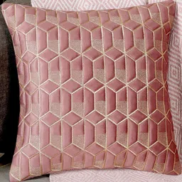 Gajari Color Geometric Design Velvet Cushion Cover Set of 1-image-62
