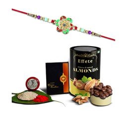 DeoDap Unisex 3 Pieces Thread Rakhi Gift Set-image-66