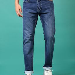V-Mart Men Light Fade Regular Fit Cotton Jeans-picture-41