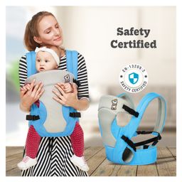 R for Rabbit New Cuddle Snuggle 3 Way Comfortable Baby Carrier - Blue & Grey image 3