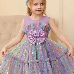 LULU & SKY Floral Print Empire Dress-picture-48