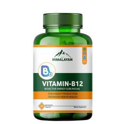 DIVYA HIMALAYAN Vitamin B12 Bioactive Enery Sublingual - 60 Tablets image 2