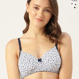 Lady Lyka Pack Of 2 Floral Printed Medium Coverage Lightly Padded Bra-21