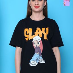 Dreambe Women Typography 2 Printed Applique T-shirt-picture-36