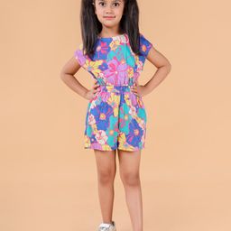Nature Nook Kids Girls Printed Jumpsuit-image-77