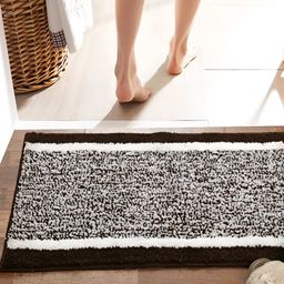 GBL COLLECTION Brown Cotton Water Resistant Floor Mat-image-11