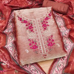 KALINI Embroidered Unstitched Dress Material-image-86