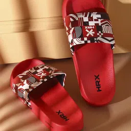 HRX by Hrithik Roshan Men Printed Sliders-picture-13