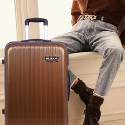 Killer Textured Hard-Sided Cabin Trolley Bag-picture-7