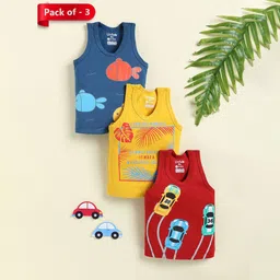 Unfab Boys Pack Of 3 Assorted Printed Vests CGBV001-03-image-18