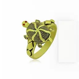 Dynamic Retail Global TURTLE RING Green Alloy Ring ()-picture-33