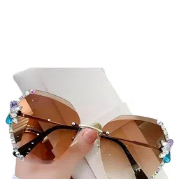 Dervin Unisex Cateye Sunglasses with UV400 Protection Lens DRVN809 image 5