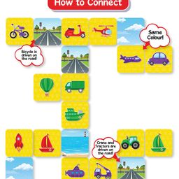 Skillmatics Educational Game - Connectors Cars Boats Planes & More Fun Learning Game of Connections Strategy & Matching Ages 3 to 6 image 4