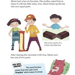 om books international Activity book Smart Brain Right Brain Maths Level 2 An Introdution to Fractions - English image 4