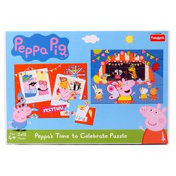 funskool Peppa's Pig Celebration Time 2 in 1 Puzzle - 24 Pieces image 3