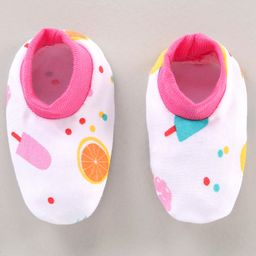 OHMS Cap Mittens & Booties Fruits Print - Multicolour image 4