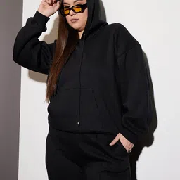 SASSAFRAS Curve Women Long Sleeves Hooded Sweatshirt-image-88