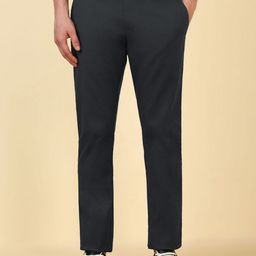 Allen Solly Men Slim Fit Mid-Rise Regular Trousers-picture-37