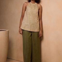 Chhaya Gandhi Design Studio Top With Palazzos Co-Ords-picture-1