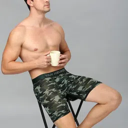 van heusen innerwear Van Heusen Men Camo Allover Print Swift Dry Flexi Stretch AIR Series Active Boxer Brief image 4