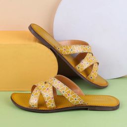 Mochi Women Printed Wedge Sandals-45