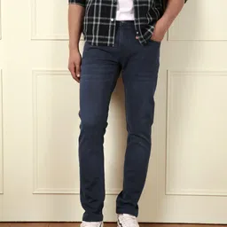 WROGN Men Comfort Slim Fit Light Fade Jeans-picture-32