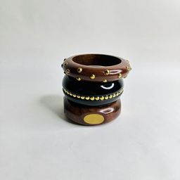 TAG 7 Set Of 3 Wooden Bangles-picture-31