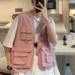 StyleCast Men Solid Oversized Pockets Open Front Jacket image 2