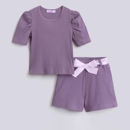hopscotch 2-Pc Textured Blouse & Shorts-picture-15