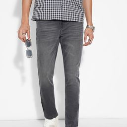 SF JEANS by Pantaloons Men Tapered Fit Mid-Rise Mildly Distressed Light Fade Jeans-picture-29