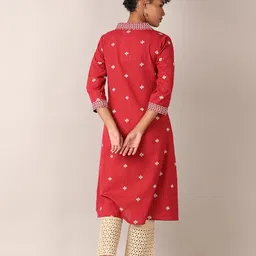 LIMEROAD Geometric Printed A-Line Kurta image 3