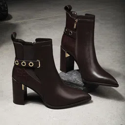 Nine West Women Block-Heeled Winters Boots-image-66
