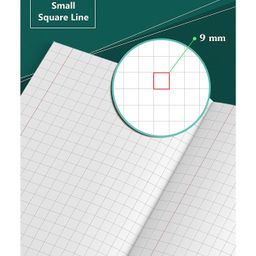 woodsnipe brand Woosnipe Brand Square Lined Notebook Set of 6 - 72 Pages Each image 5