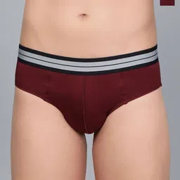 Mast & Harbour Men Pack Of 2 Mid-Rise Basic Briefs MnH_003_BRF_MRN/GB/_2PC-image-57