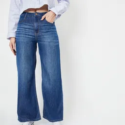 max Women Low Distress Light Fade Jeans-image-9