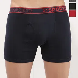 Sporto by Macho Pack Of 4 Mid-Rise Trunks-picture-46