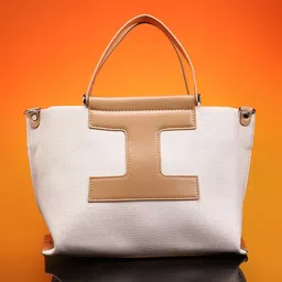 HAUTE SAUCE by Campus Sutra Colourblocked Leather Structured Shoulder Bag-40