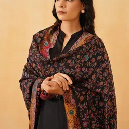 INCHING INDIA Women Floral Printed Shawl-picture-15