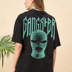 Mast & Harbour Women Printed Drop-Shoulder Sleeves Bio Finish Pockets T-shirt-image-62