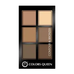 Colors Queen Matte Finish Contour & Bronzer Palette - 17g - 03-51
