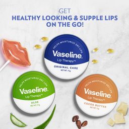 Vaseline Lip Therapy Glossy Shine Original Care Lip Balm - 17 g image 4
