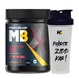 MuscleBlaze Super Gainer XXL - Chocolate With Shaker-picture-1