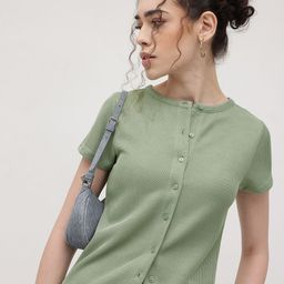 The Roadster Life Co. Band Collar Textured Front-Open Top-18