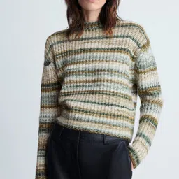 MANGO Striped Drop-Shoulder Pullover-image-23