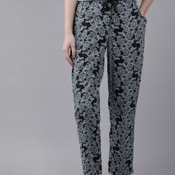 Van Heusen Women Paisley Art Allover Print Functional Pocket Ultra Soft Lounge Pyjamas-image-82