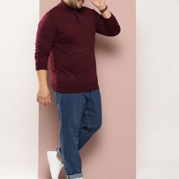 Sztori Men Plus Size Acrylic Pullover-21