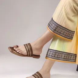 ELLE Women Embellished One Toe Flats-image-28