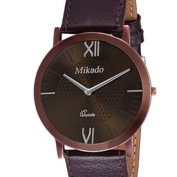 Mikado Men Brown Analogue Watch MK 50335-12