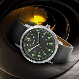 FCUK Men Printed Dial & Leather Straps Analogue Watch FK00018C-43